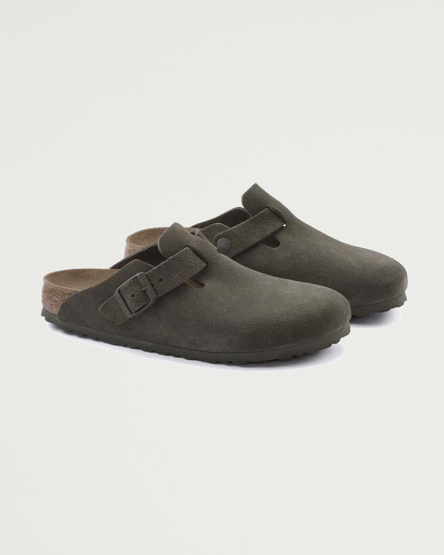 Birkenstock Boston Thyme Suede Sandals Unisex