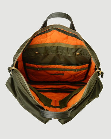 Porter Yoshida Force 2Way Helmet Bag (S) Olive Drab Bags Unisex