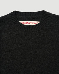 Stockholm Surfboard Club Benny Sweater Faded Black Sweater Men