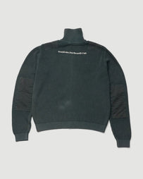 Stockholm Surfboard Club Voy Zip Sweat Washed Black Sweater Men
