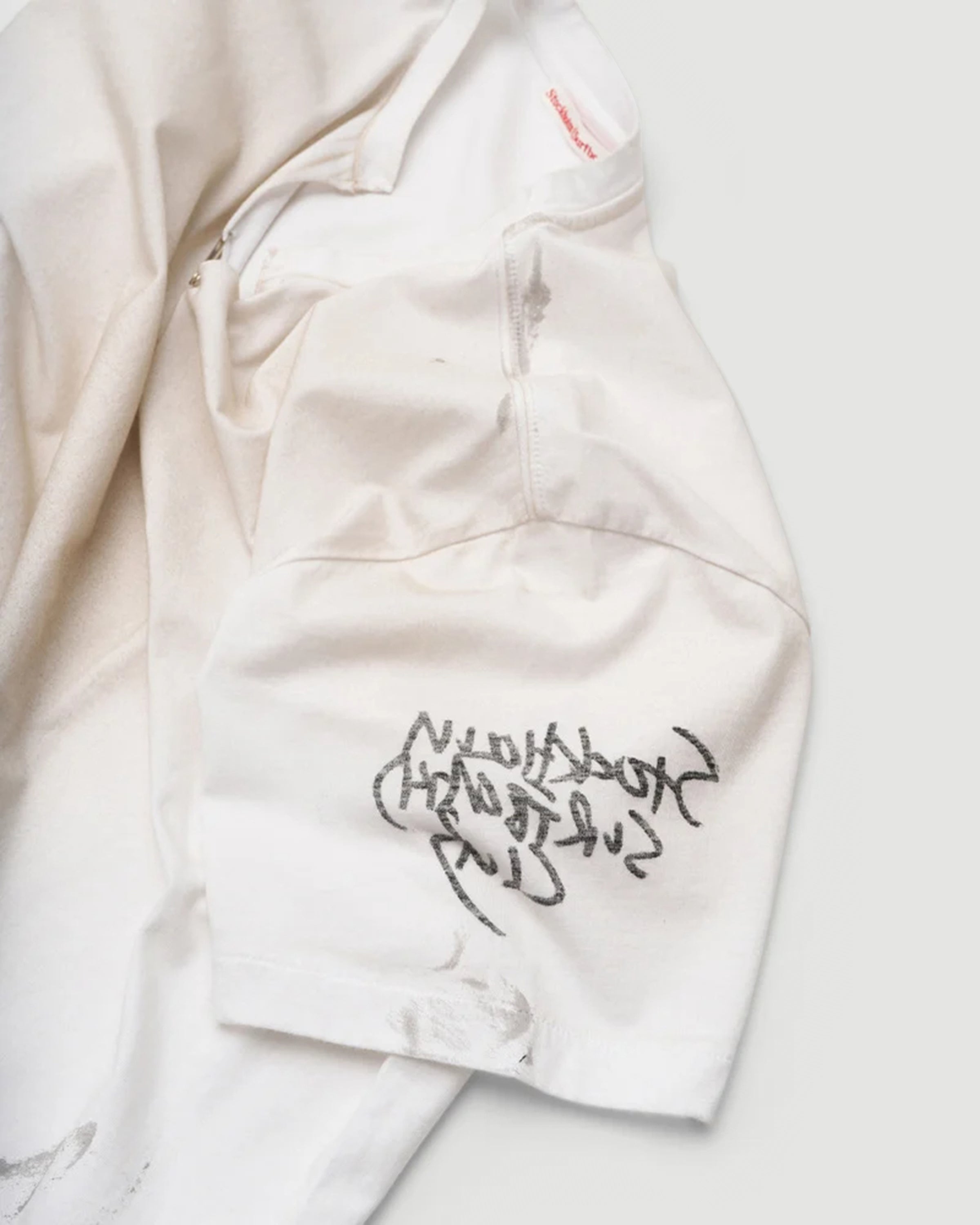 Stockholm Surfboard Club Franz Pin Tee Dirty White T-shirt S/S Men