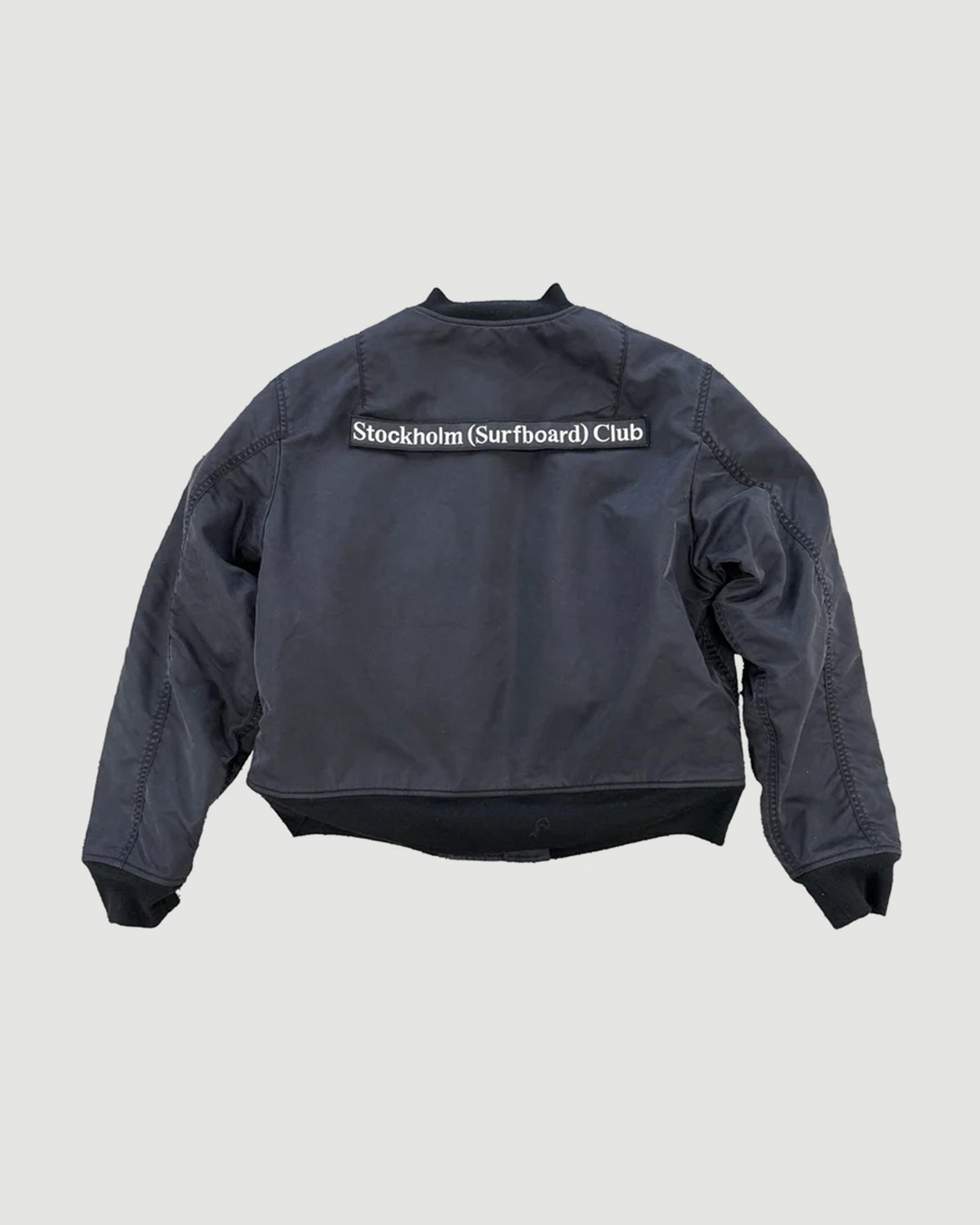 Stockholm Surfboard Club Bomber Black JKT Short Men