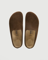 Birkenstock Amsterdam Wrapped Suede Carafe Shoes Leather Unisex