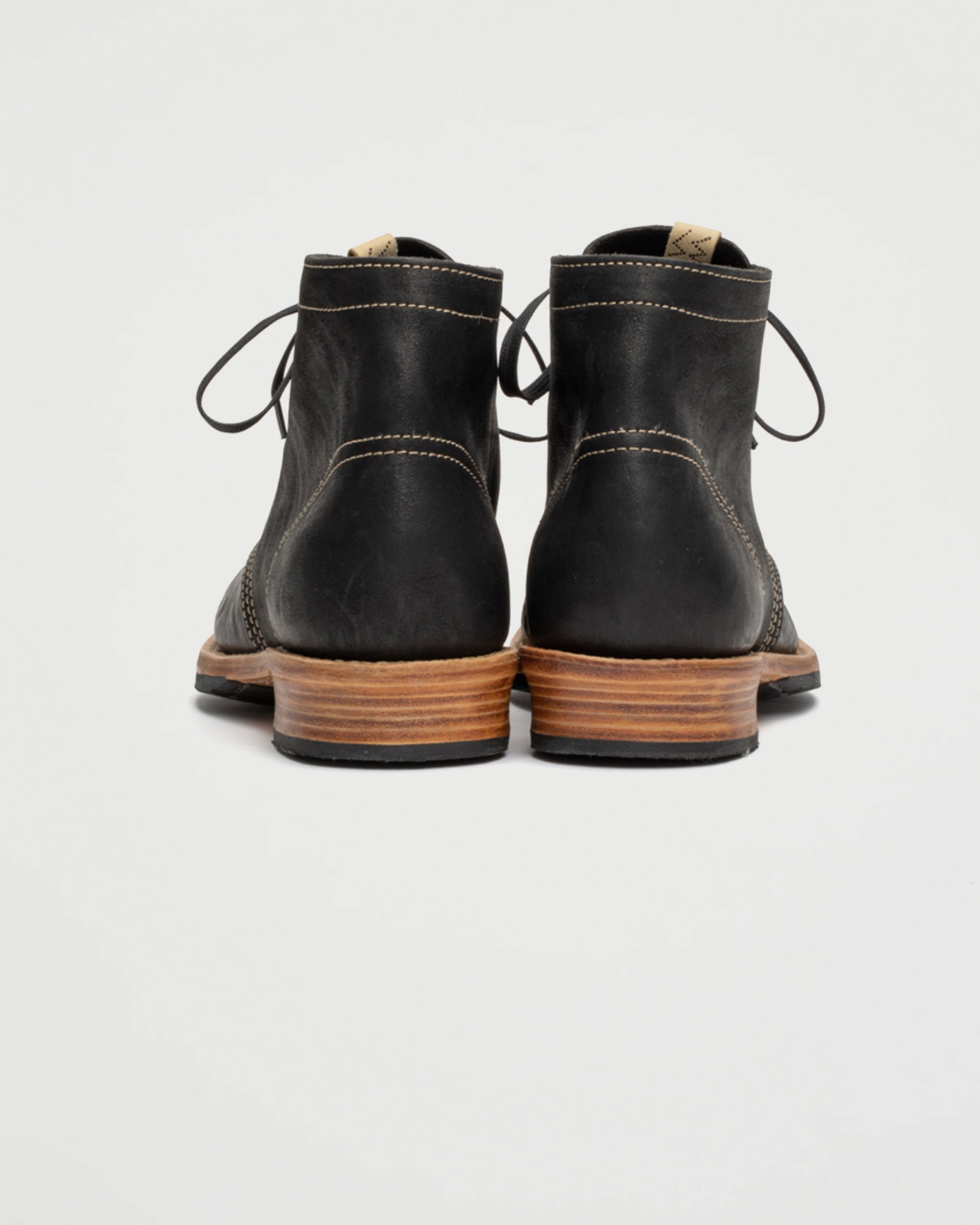 Visvim Brigadier Boots Folk Black Shoes Leather Men