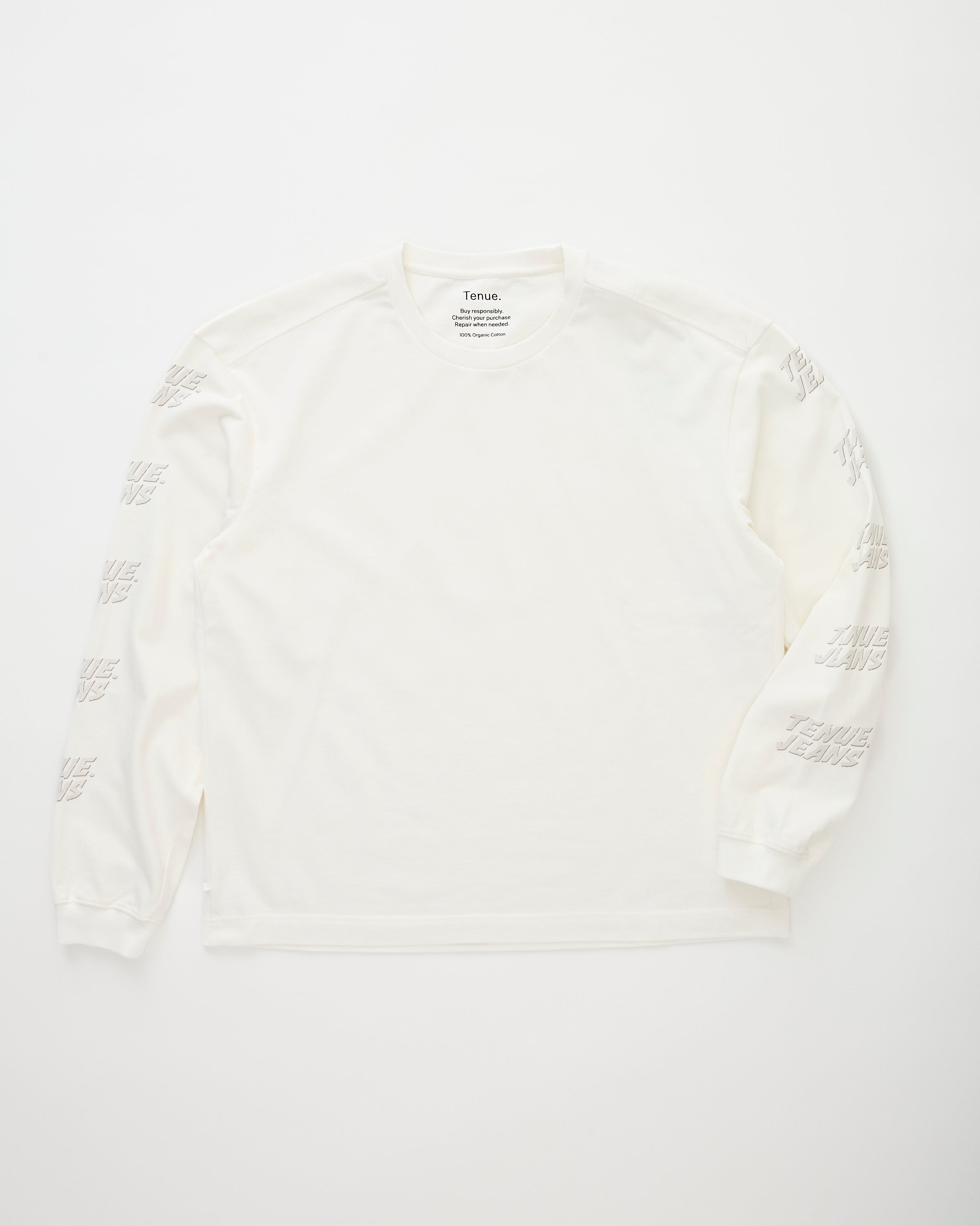 Tenue. Brad T-Shirt Vintage White Print T-shirt L/S Men