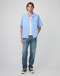 Tenue. Camp Shirt Ocean Stripe Shirt S/S Men