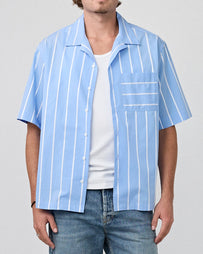 Tenue. Camp Shirt Ocean Stripe Shirt S/S Men