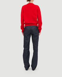 A.P.C. Cardigan Leonie Red Knitwear Women