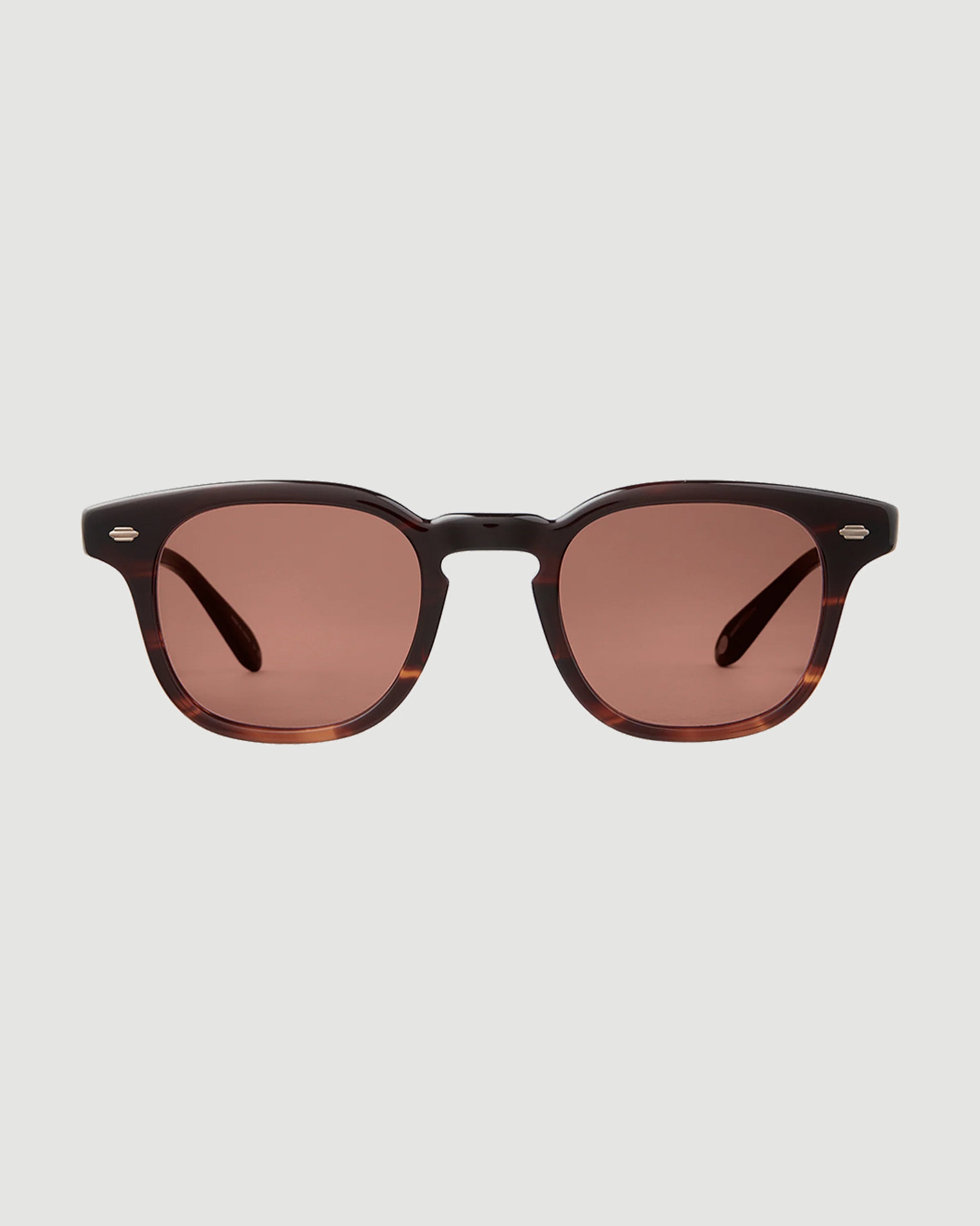 Garrett Leight Sherwood Sun 47 Redwood Tortoise/Pure Rosewood Eyewear