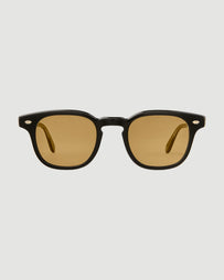 Garrett Leight Sherwood Sun 47 Black/Pure Maple Eyewear