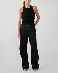 Tenue. Hailey Tank-Top Black T-shirt S/S Women
