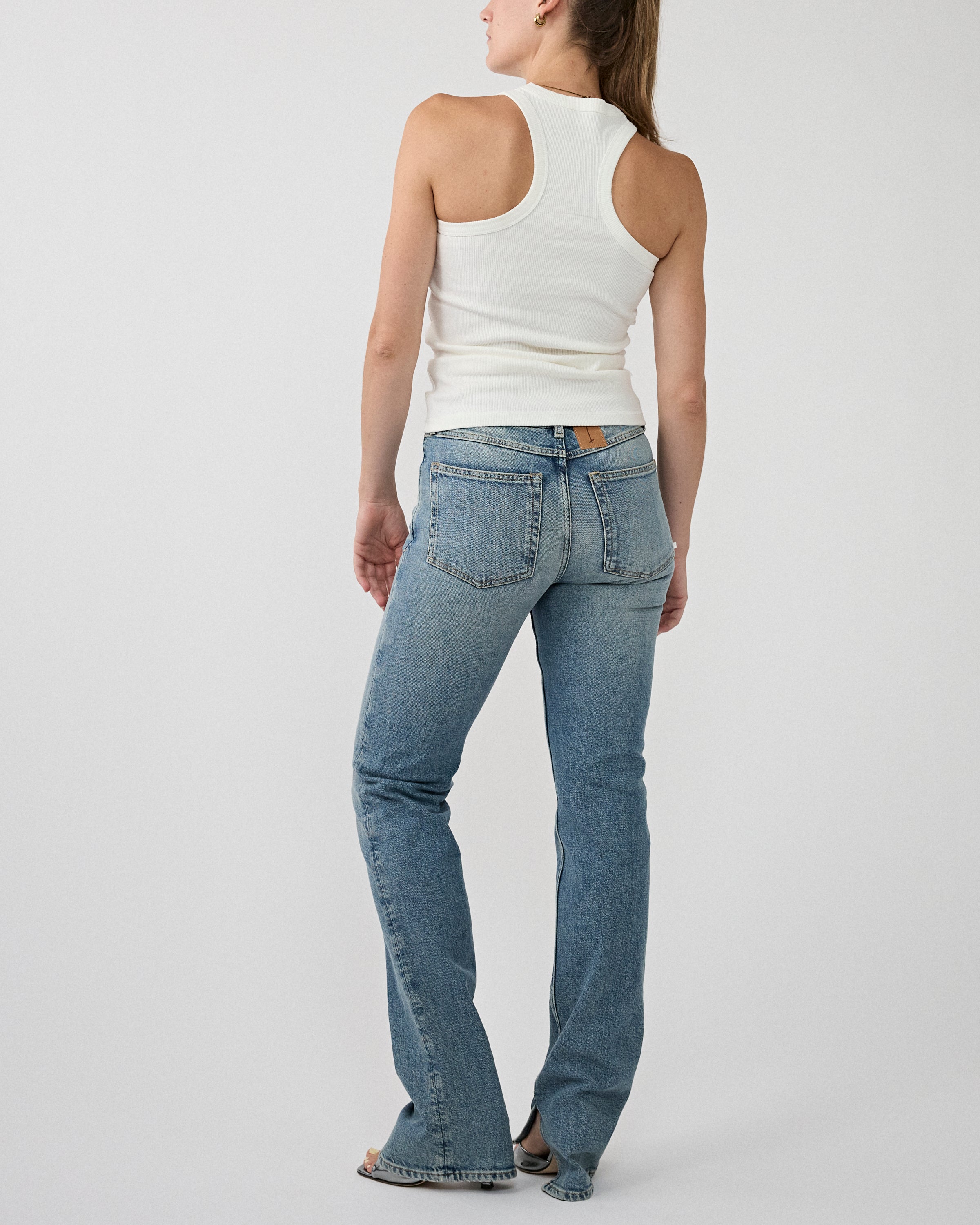 Tenue. Hailey Tank-Top Vintage White T-shirt S/S Women