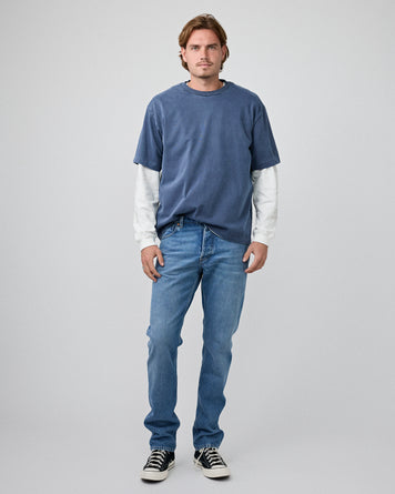 Tenue. Bruce T-Shirt Trashed Mulberry T-shirt S/S Men