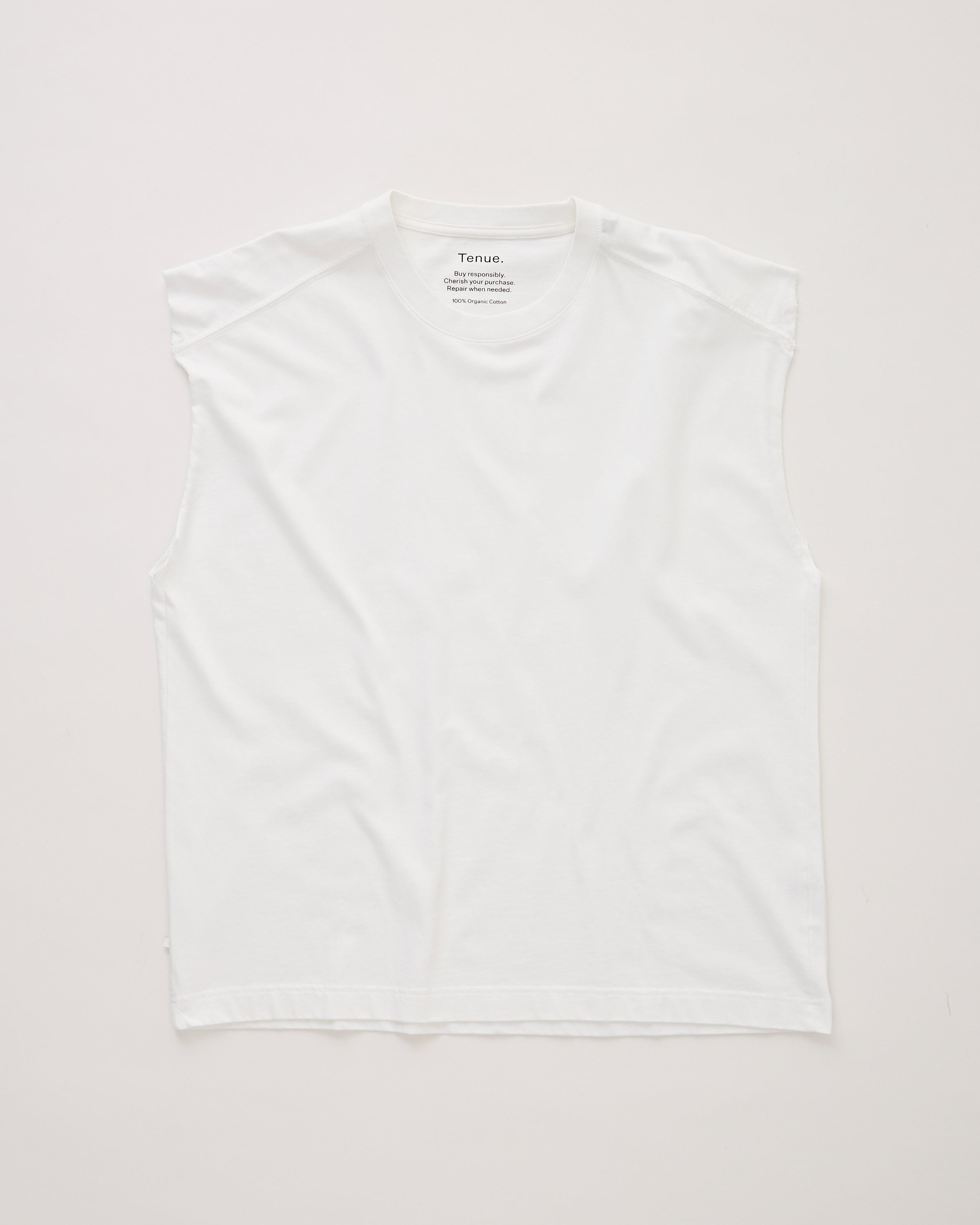 Tenue. Jovi Sleeveless T-Shirt Optic White T-shirt S/S Men