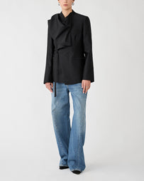 6397 Big Twisted Seam Soft Mid Blue Denim Women