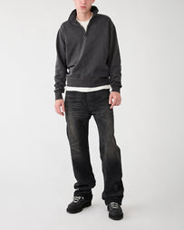 Mastercraft Union Showa Relaxed 'SURETO' Resin Black Denim Men
