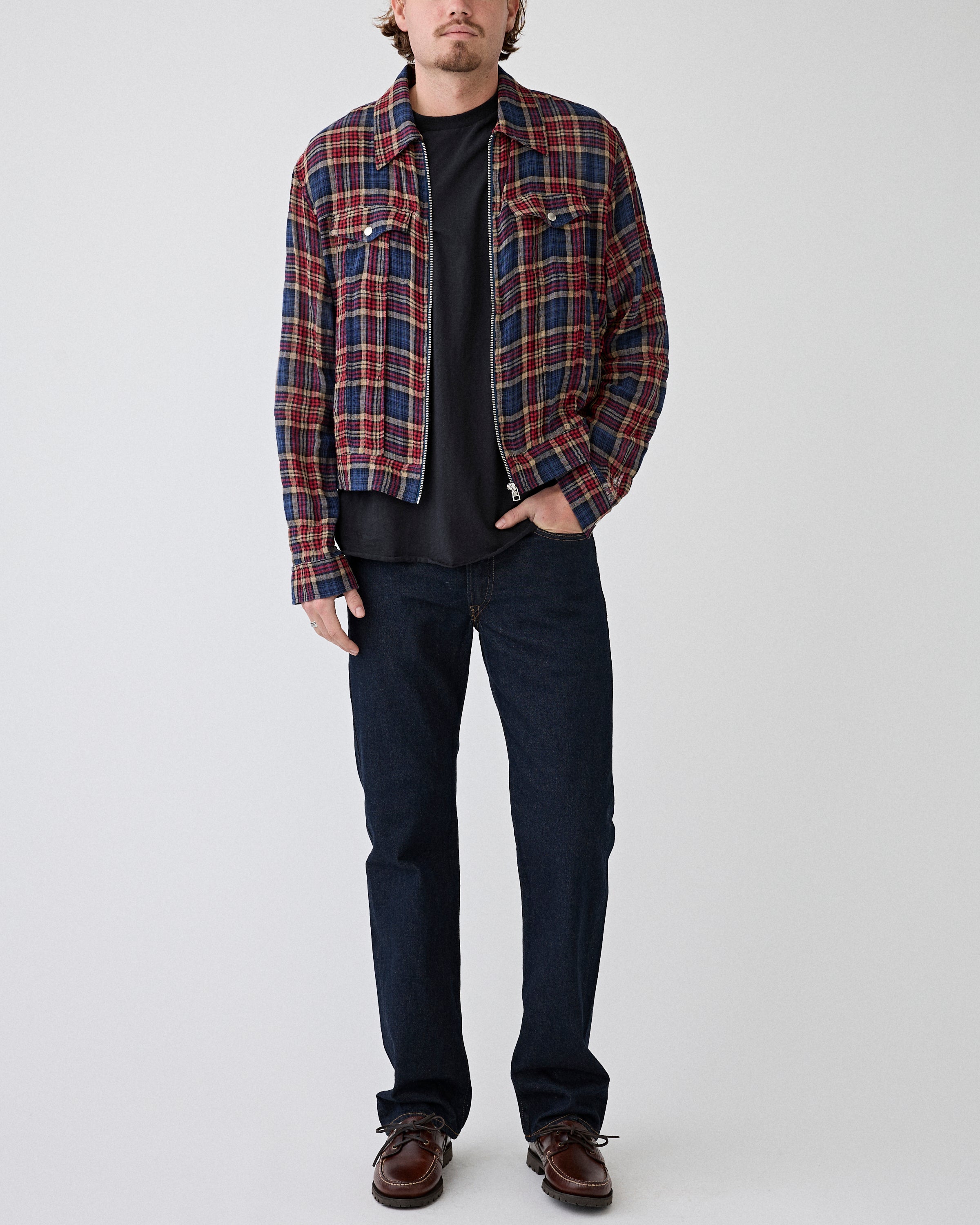 RRL Straight Leg Once Washed Jean Denim Men