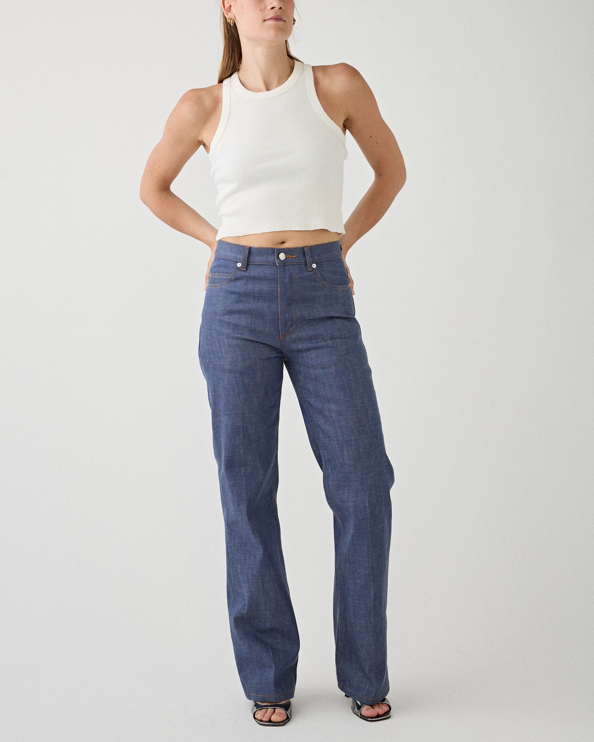 A.P.C. Jean Arno Blue Denim Women