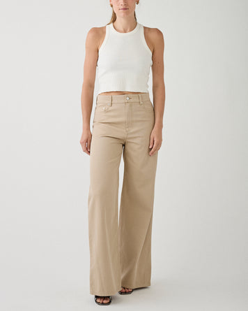 A.P.C. Jean Clyde Beige Denim Women