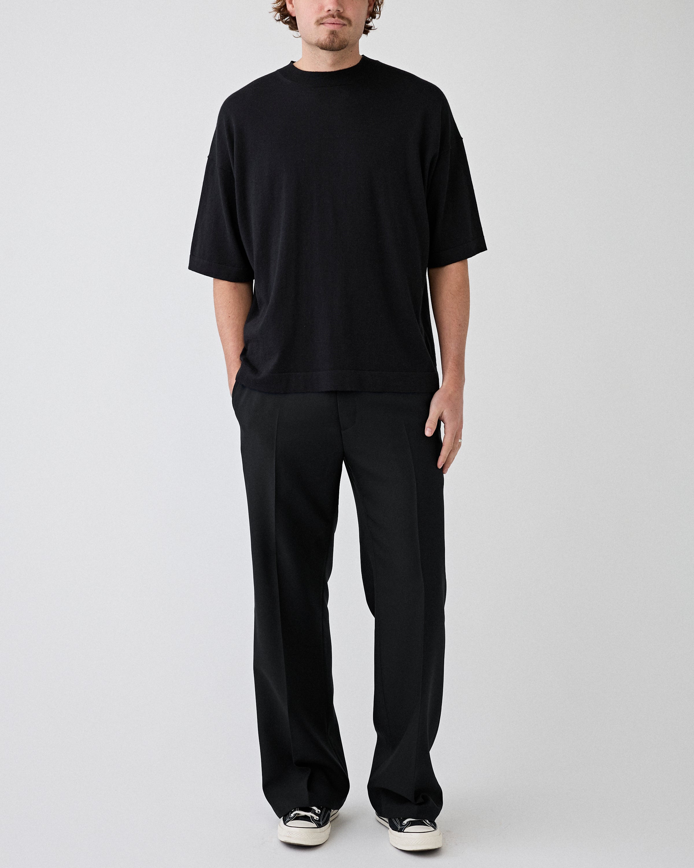 Stockholm Surfboard Club Sune Trousers Black Pants Men