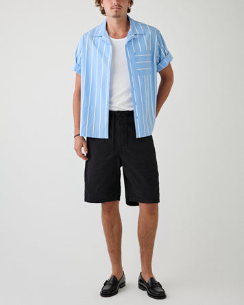 OrSlow Wide Fit New Yorker Shorts Black Shorts Men