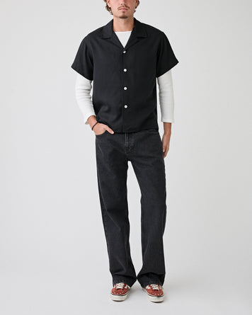SECOND/LAYER Big Papi Denim Black Stone Heavy Wash Denim Men