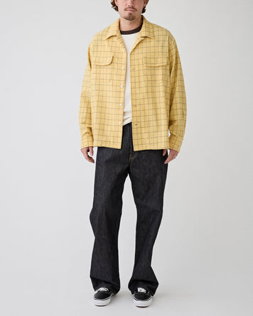 Visvim Carrow Shirt Check Yellow Shirt L/S Men