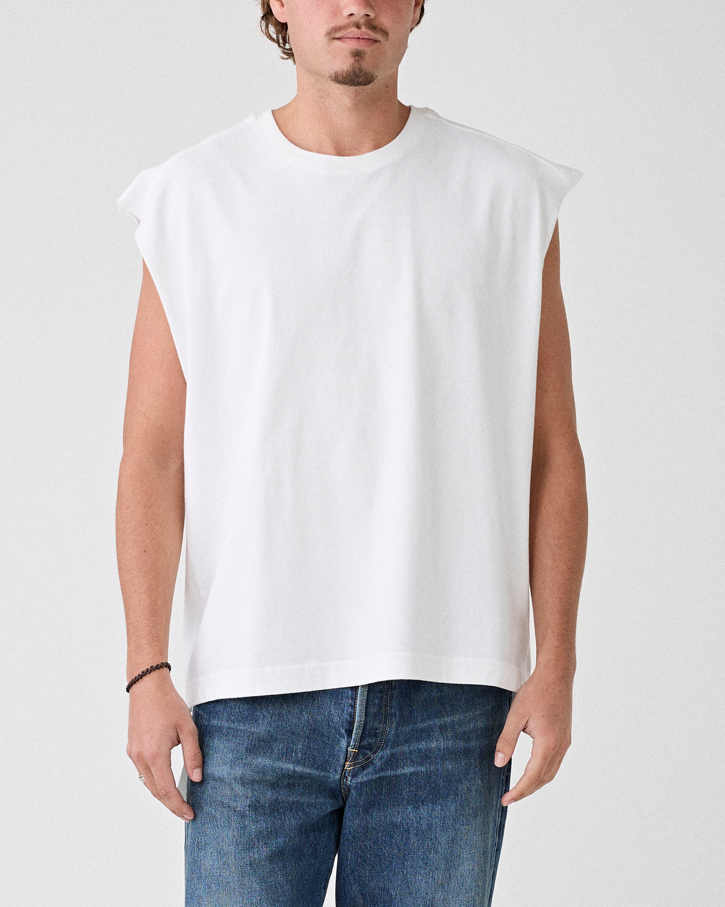 Tenue. Jovi Sleeveless T-Shirt Optic White T-shirt S/S Men