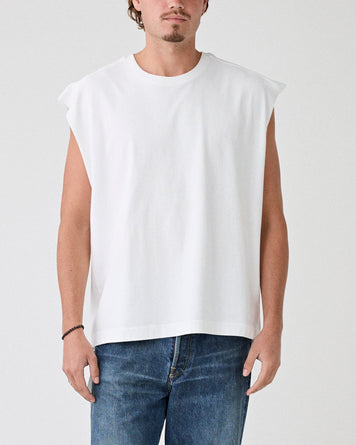 Tenue. Jovi Sleeveless T-Shirt Optic White T-shirt S/S Men