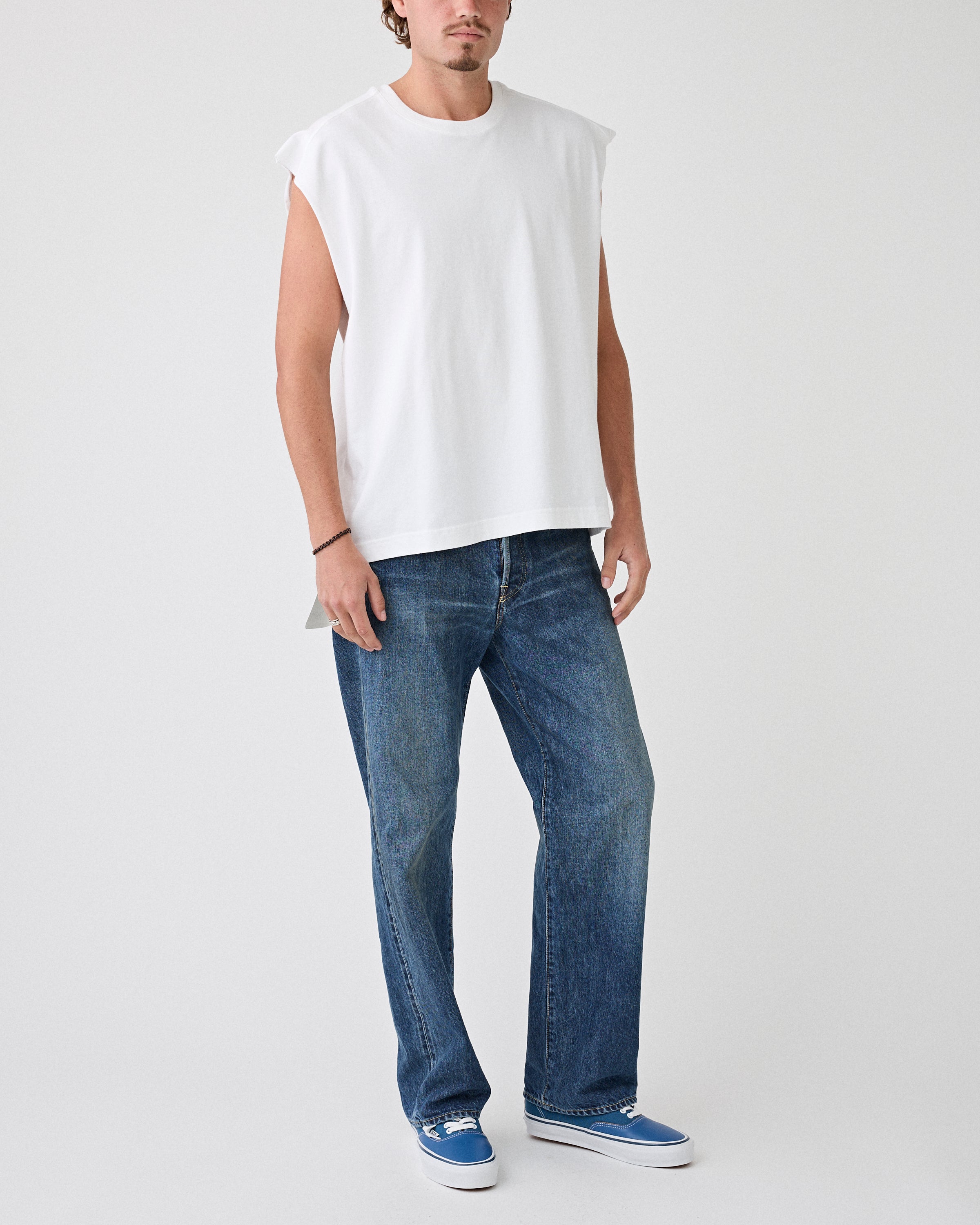 Tenue. Jovi Sleeveless T-Shirt Optic White T-shirt S/S Men