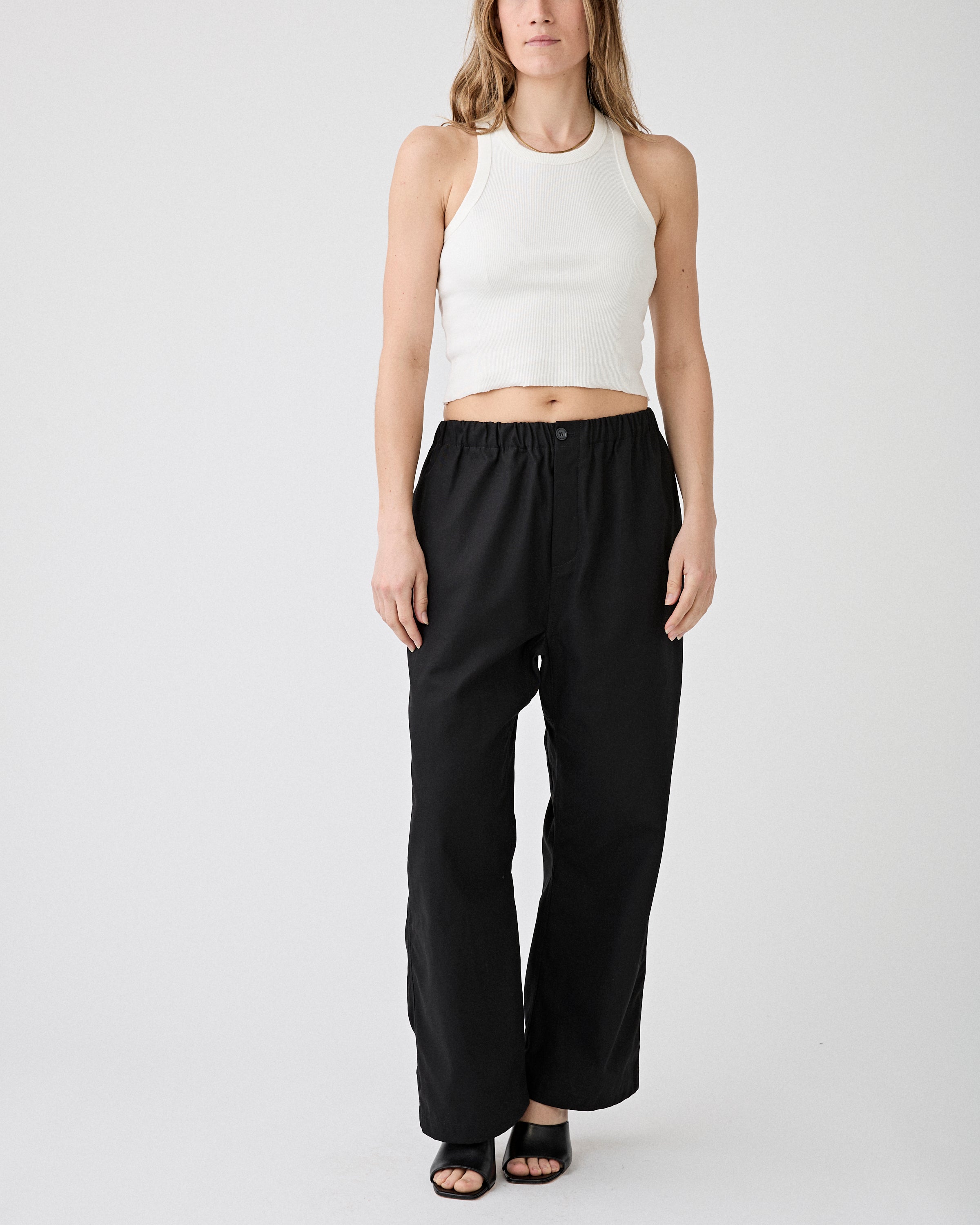 Sofie D'Hoore Relaxed Low Crotch Pant Black Pants Women