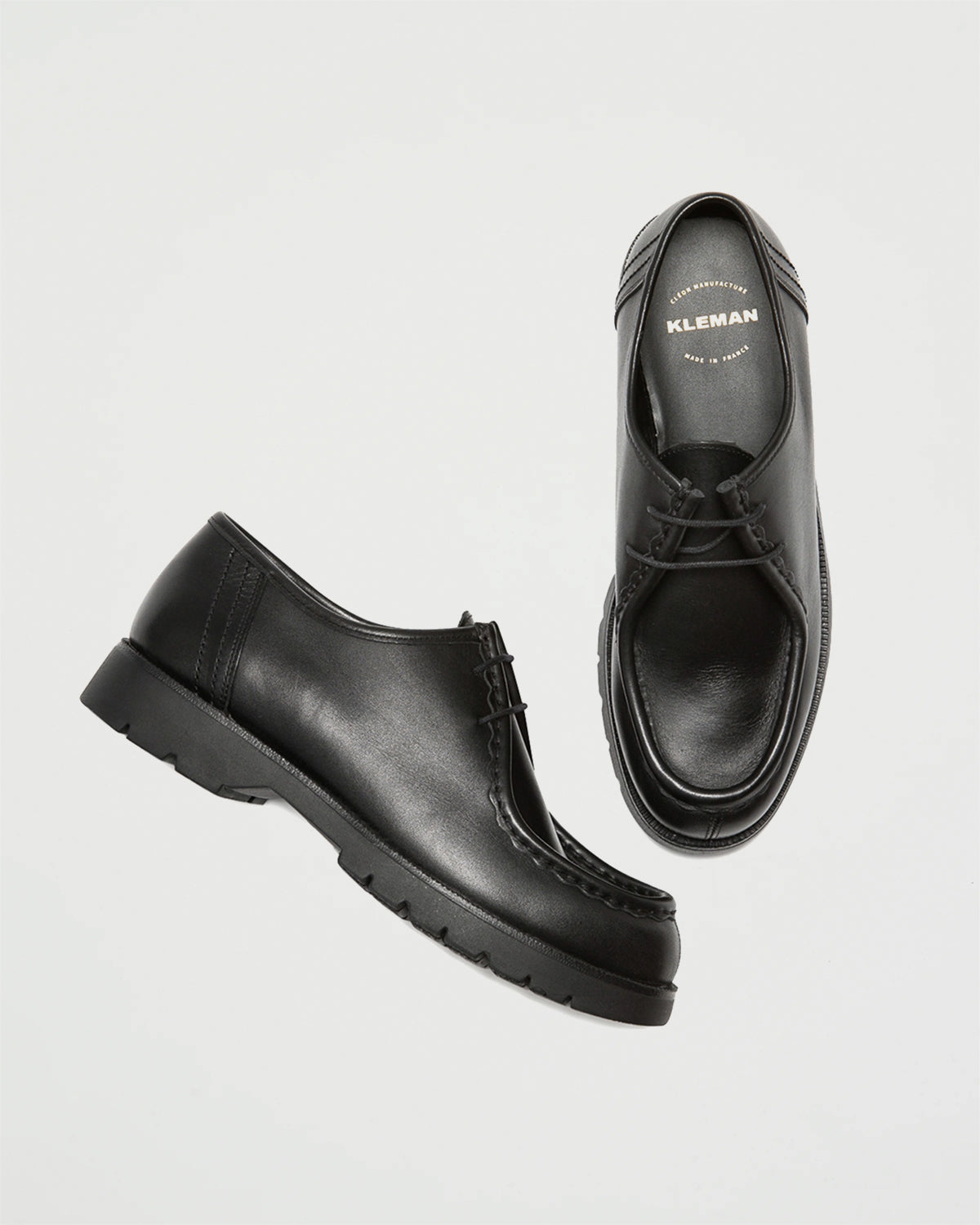 Kleman Padror Black Shoes Leather Unisex