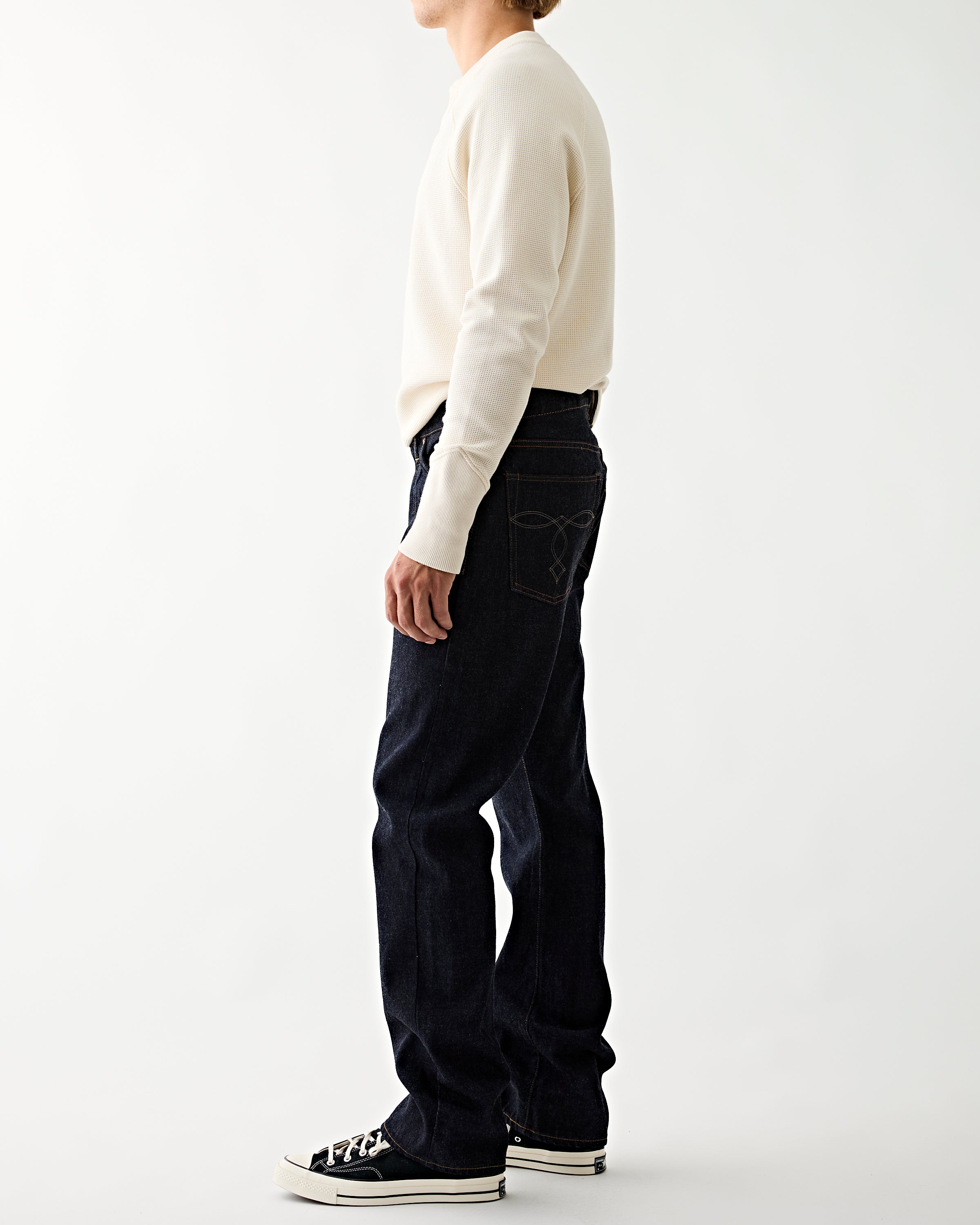RRL Slim Boot Classic East-West Rinse Denim Men