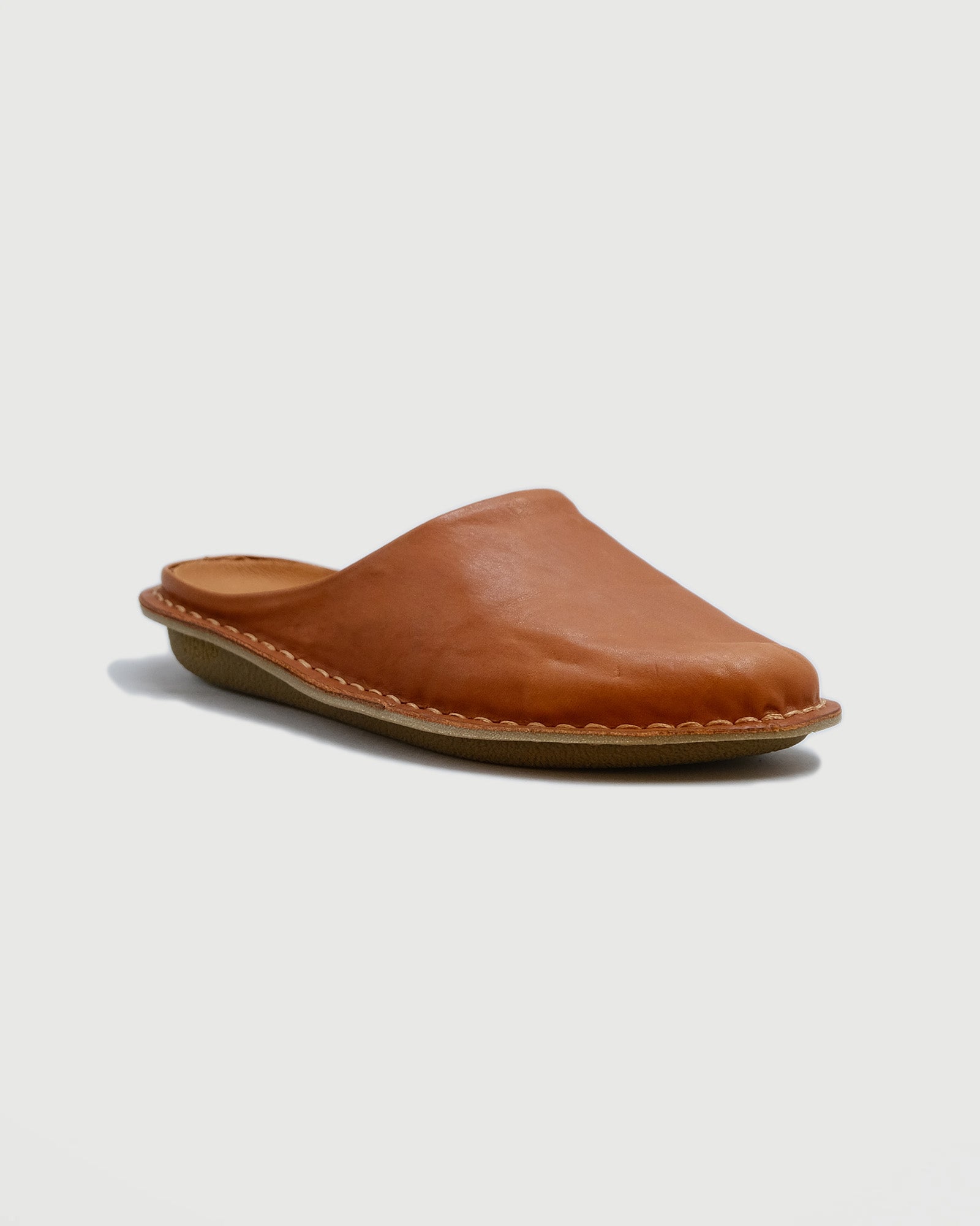 VIBAe Roma Leather Cognac Brown Shoes Leather Men
