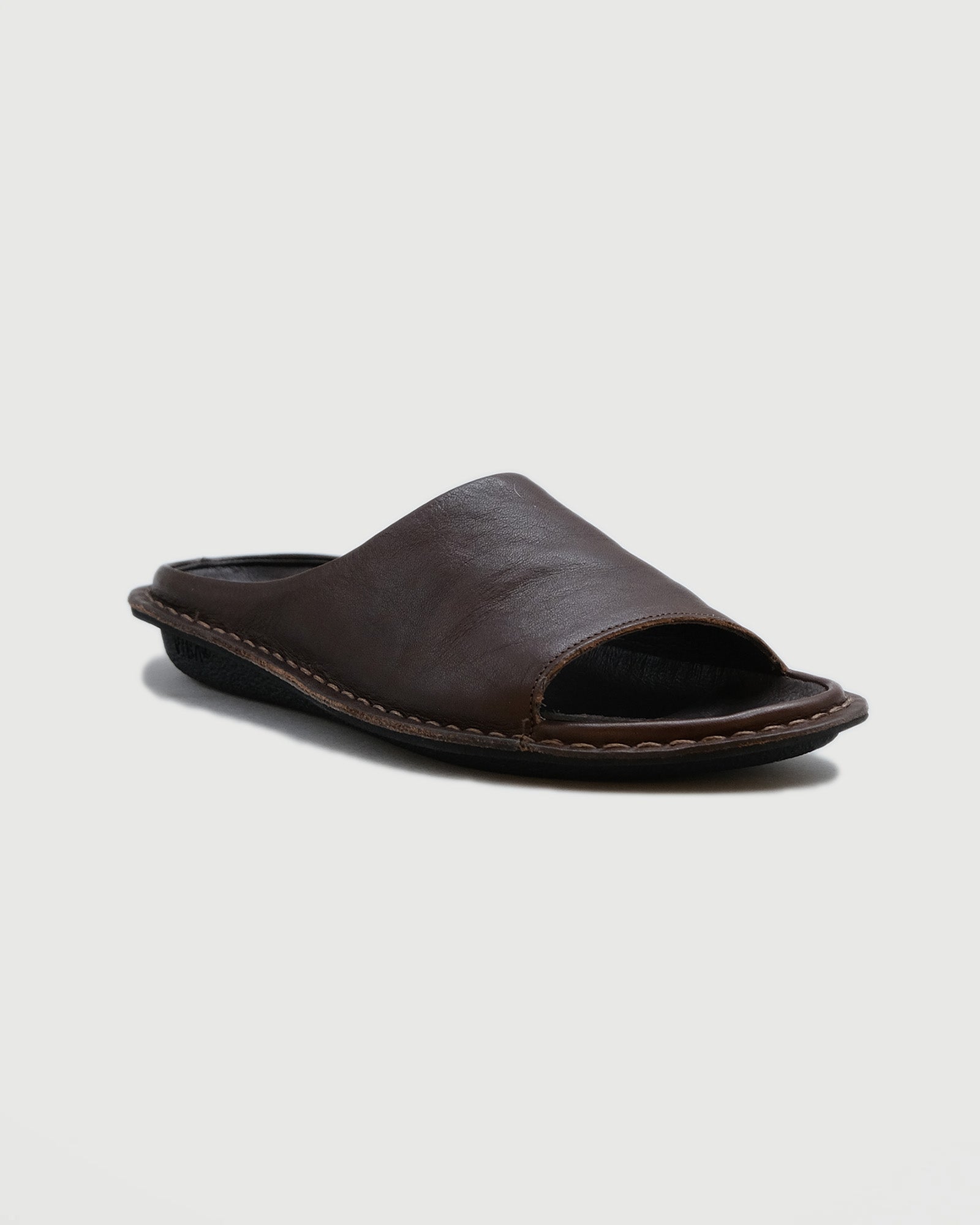 VIBAe Saint Tropez Leather Cocoa Brown Shoes Leather Men
