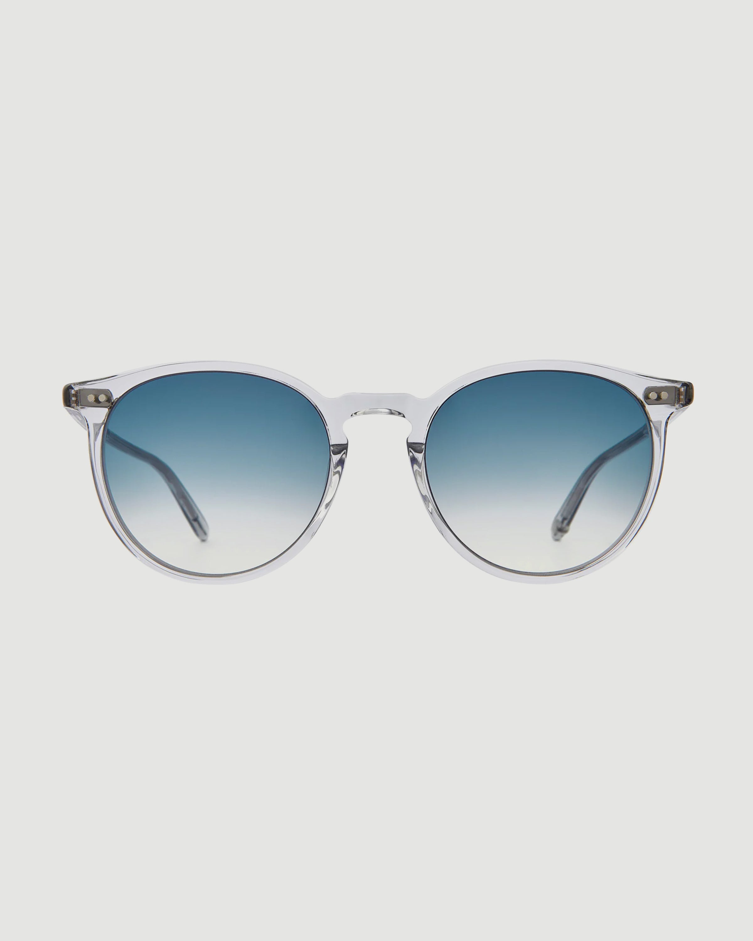 Garrett Leight Morningside Sun Light Grey/Semi-Flat Blue Gradient Eyewear