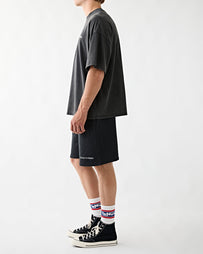 Tenue de Nîmes Matty Sweatshorts Vintage Black Shorts Men