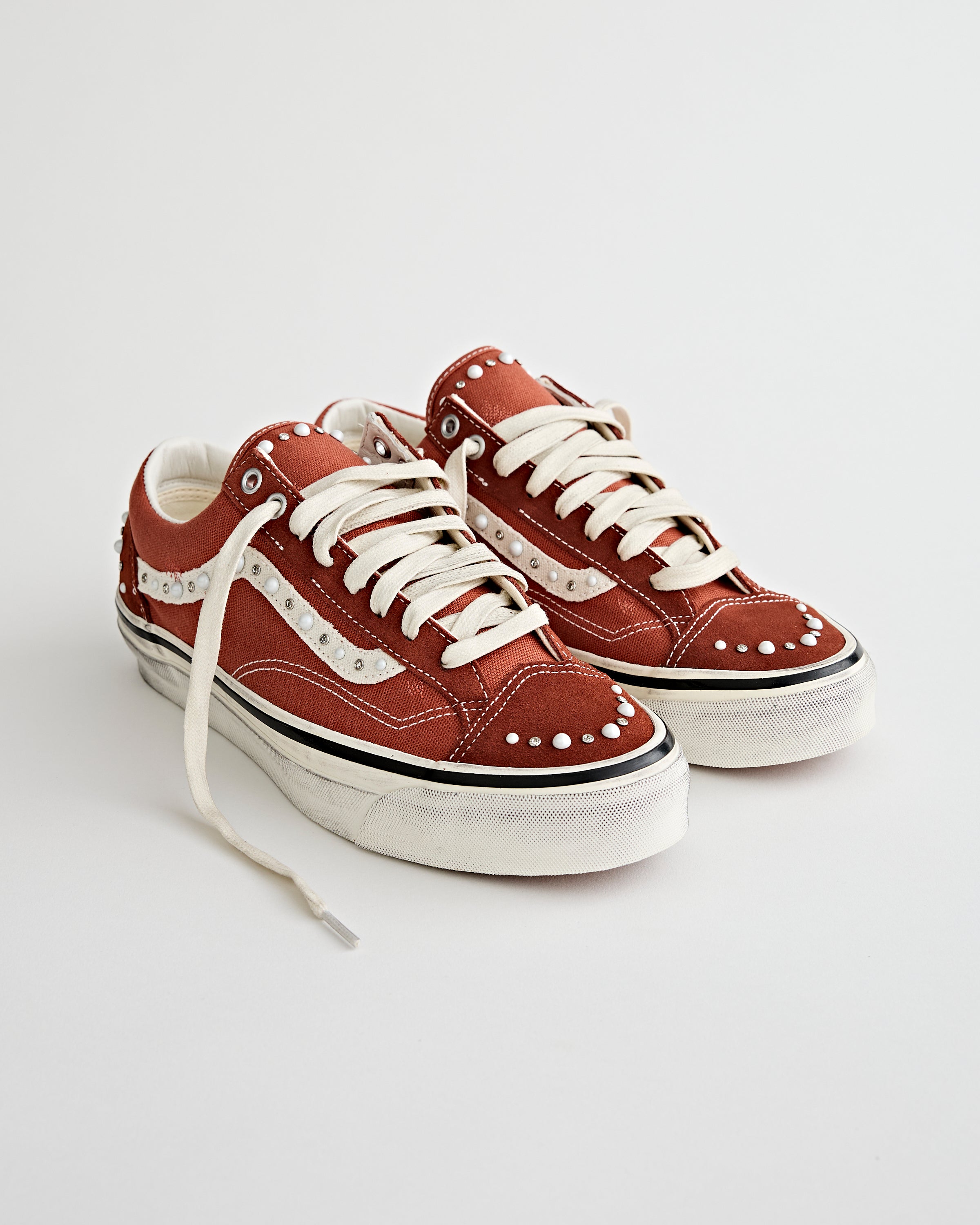 Vans Premium LX Old Skool 36 Pearlized Rust Brown Shoes Sneakers Men