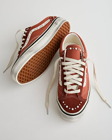 Vans Premium LX Old Skool 36 Pearlized Rust Brown Shoes Sneakers Men