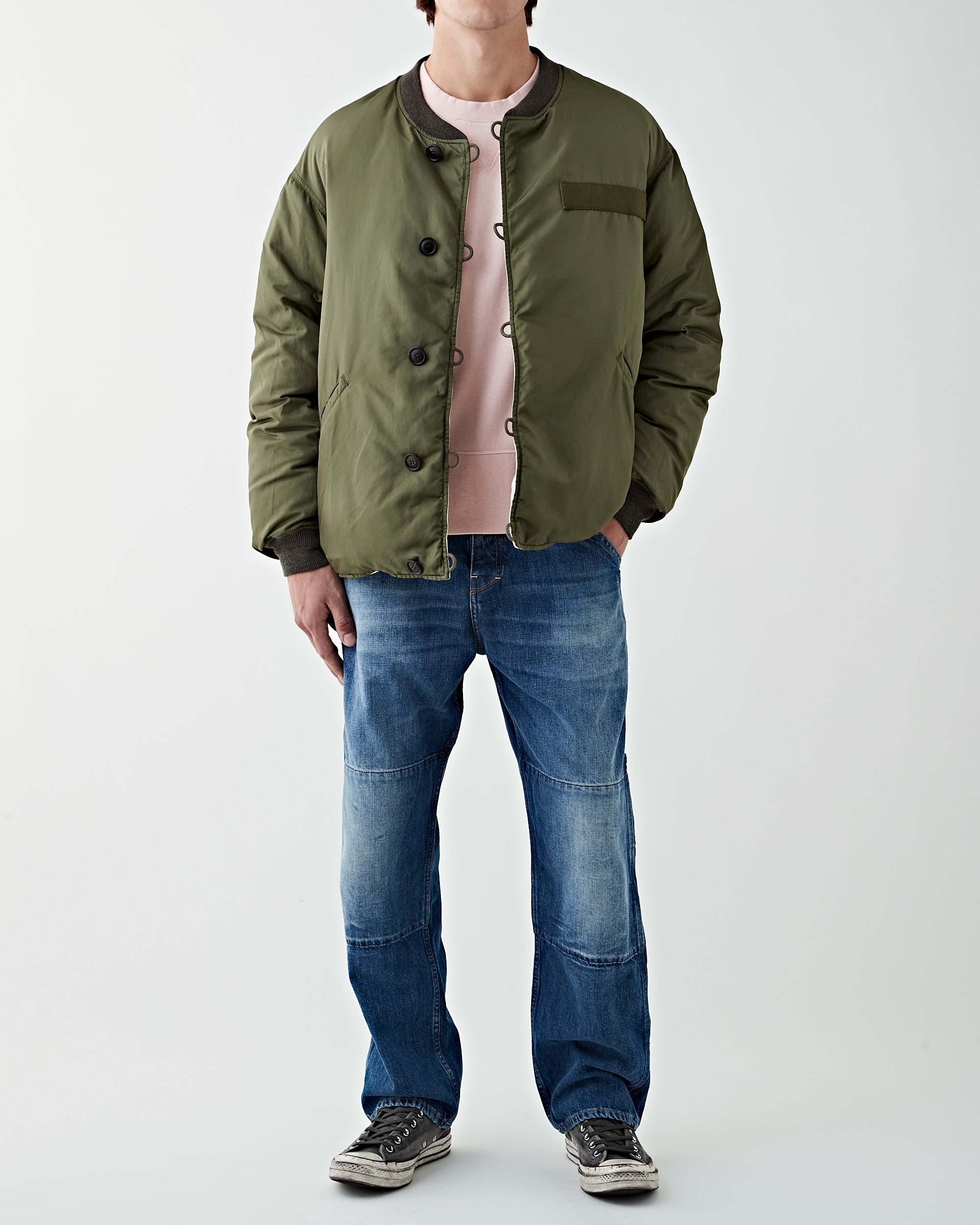 Visvim Corps Down Jacket Green JKT Short Men