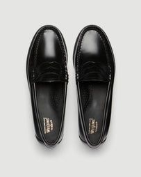 G.H. Bass W's Weejuns Black Leather Loafer Shoes Leather Women