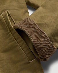 RRL Bower Deck Lined Bomber Khaki JKT Short Men