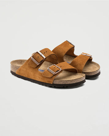Birkenstock Arizona Suede Mink Shoes Leather Unisex