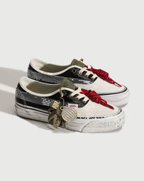 Vans Premium Authentic 44 LX Embellishment Charms Black/White Shoes Sneakers Men