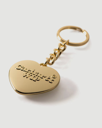 Carhartt WIP Heart KeyChain Gold Apparel and Accessories