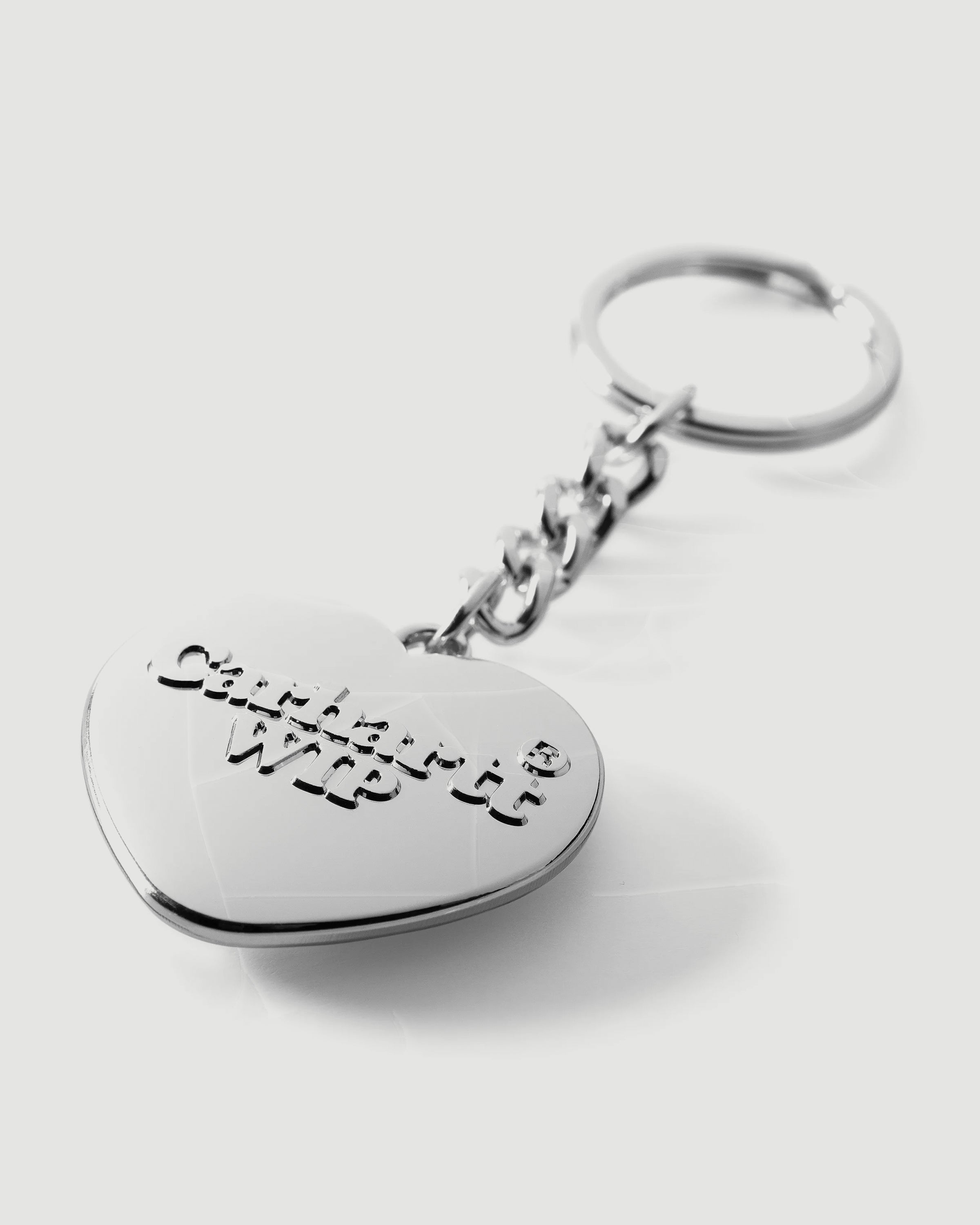 Carhartt WIP Heart KeyChain Silver Apparel and Accessories