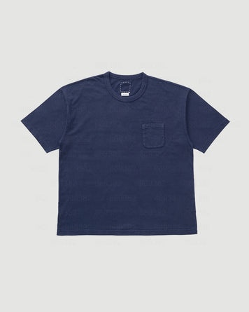 Visvim Jumbo Tee Damaged Navy T-shirt S/S Men