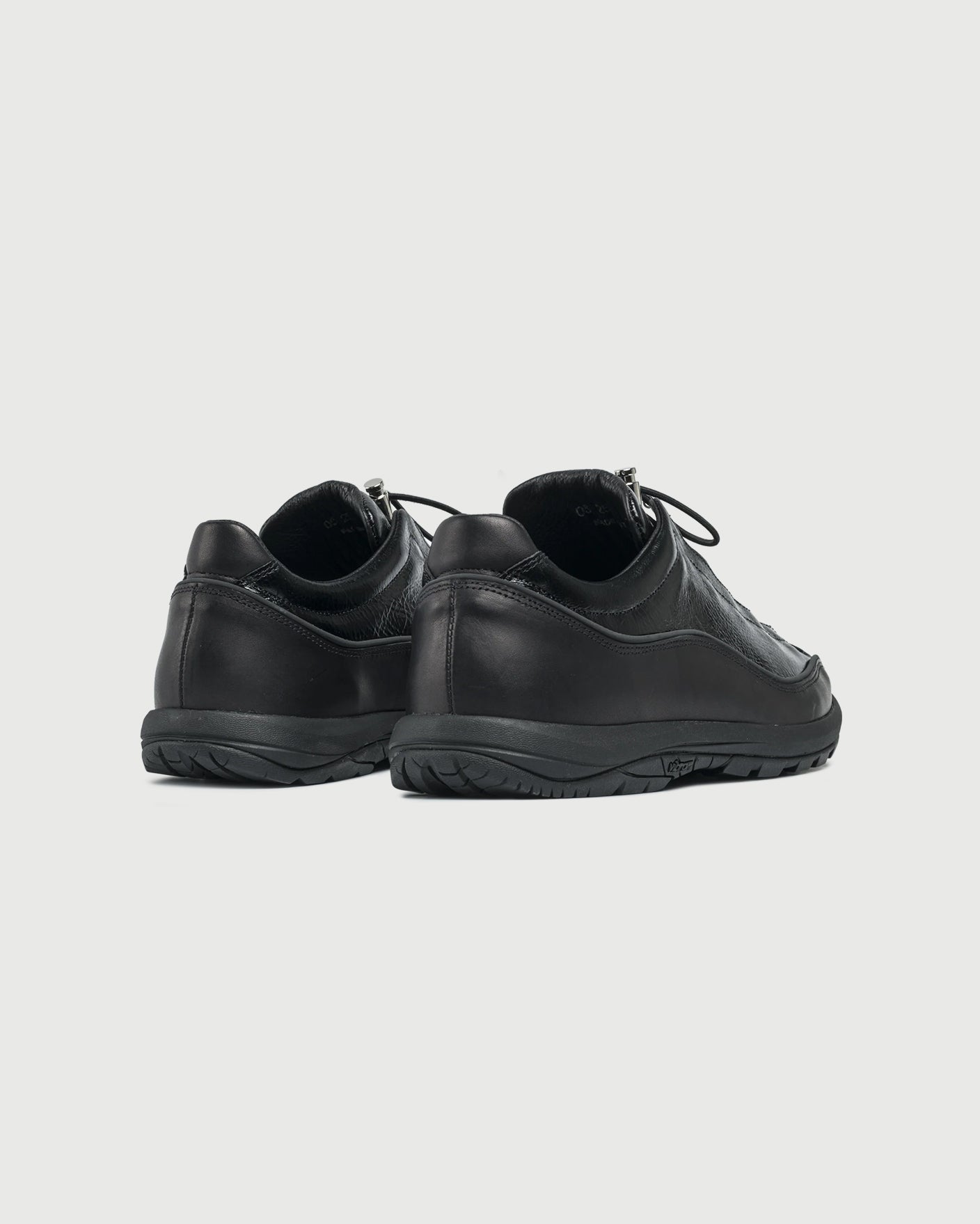 Diemme Licata Black Crackled Patent Leather Shoes Leather Men