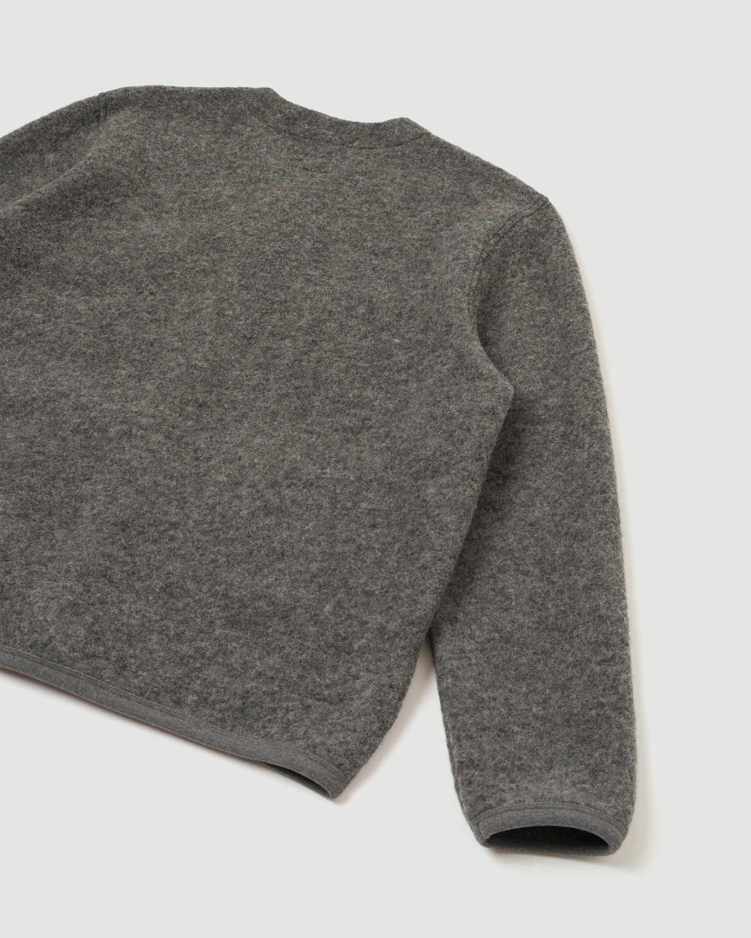Universal Works Cardigan Grey Marl Knitwear Men