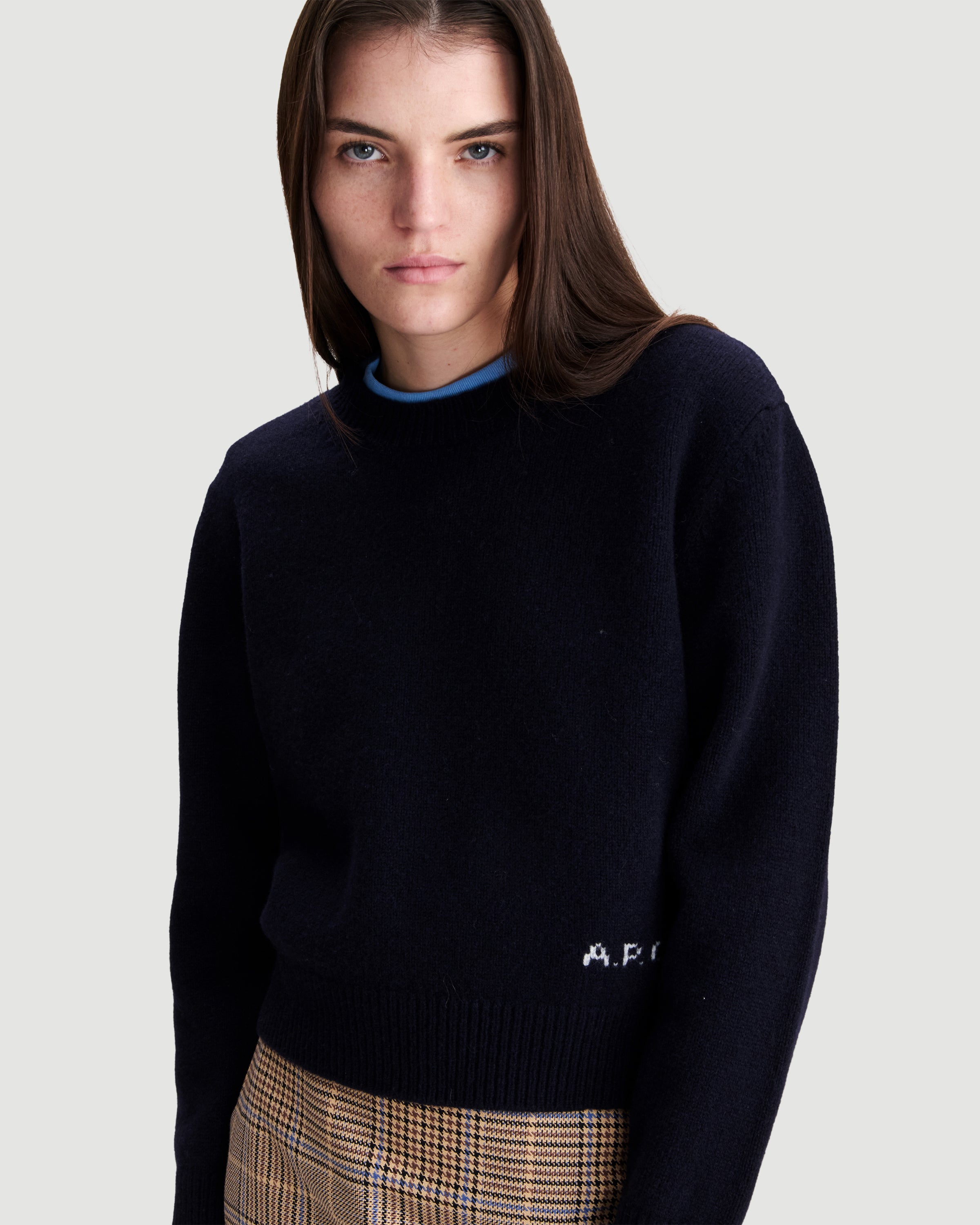A.P.C. Pull Anna Dark Navy Knitwear Women